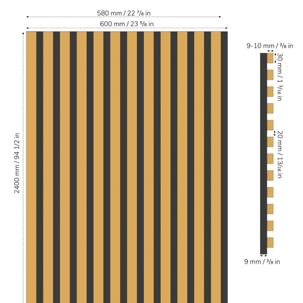 Slate-Lite Acoustic Panel Rustique