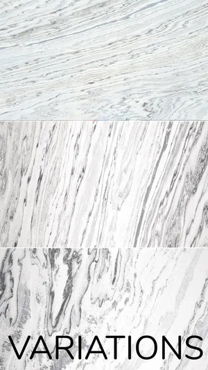 Set Bookmatching de 6 paneles acústicos Slate-Lite ARCTIC WHITE, 240 × 60 cm