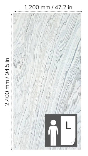 Translucent ARCTIC WHITE 45°