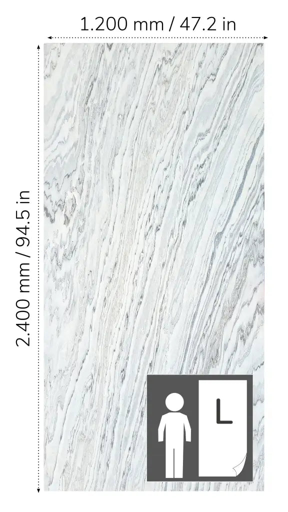 Translucent ARCTIC WHITE 45°