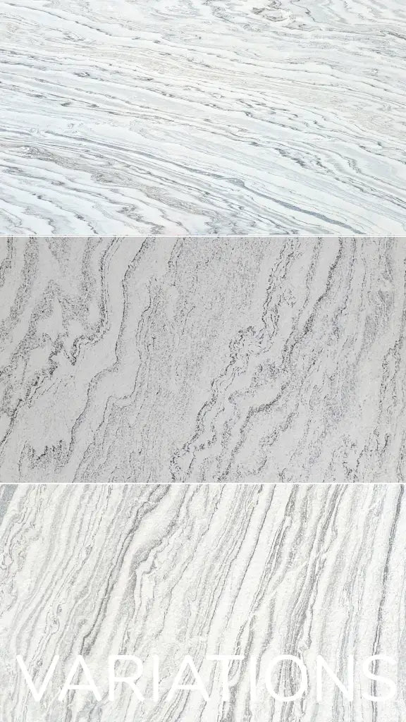 Translucent Arctic White Bookmatching