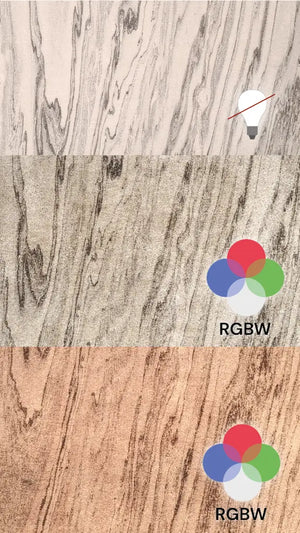 Translucent Arctic White Bookmatching