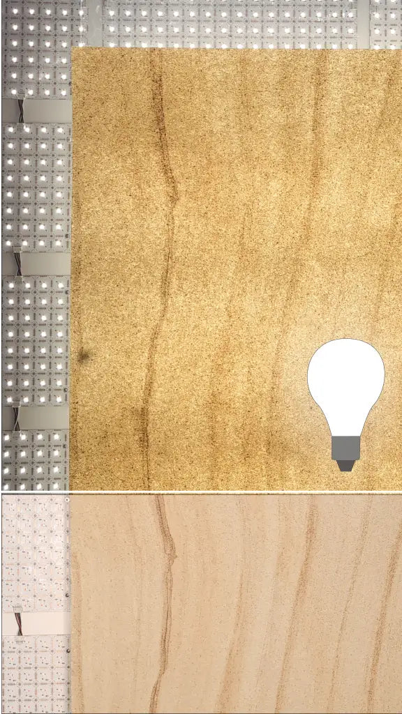 Translucent Teakwood Bookmatching