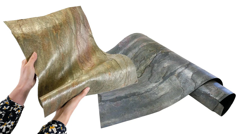 Láminas de piedra moldeables en 3D