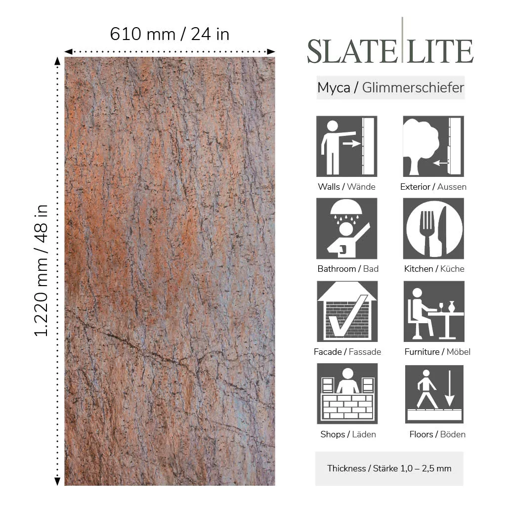 Slate-Lite Cobre 122x61