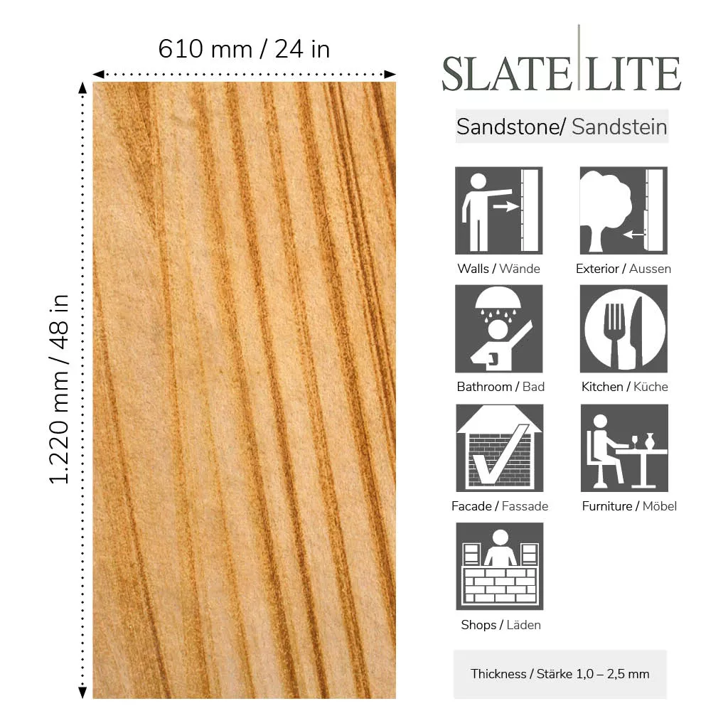Slate-Lite Teakwood 122x61